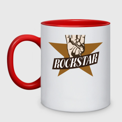 Кружка двухцветная Rockstar