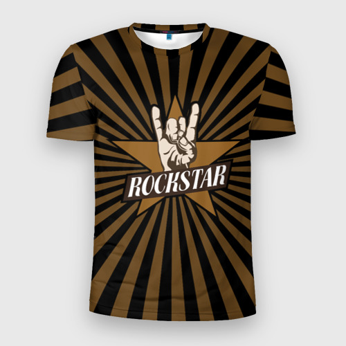 Мужская футболка 3D Slim Rockstar