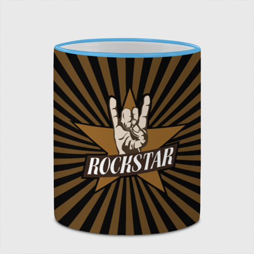 Кружка с полной запечаткой Rockstar, цвет Кант небесно-голубой - фото 4