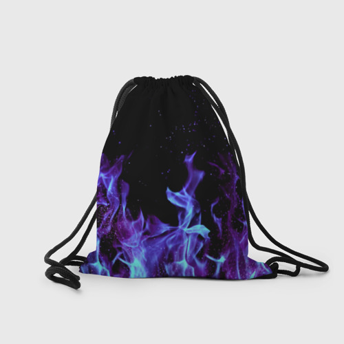Рюкзак-мешок 3D Синий огонь - фото 2