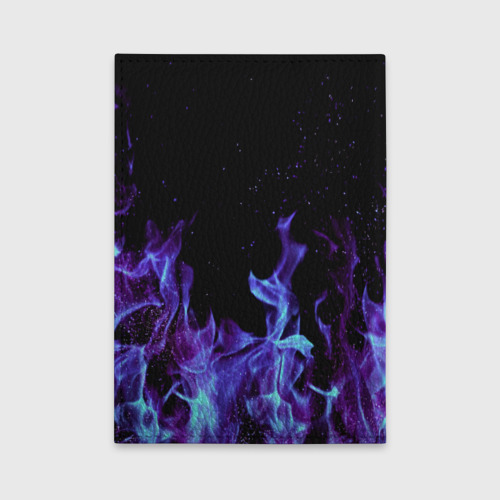 Обложка для автодокументов Синий огонь, цвет фиолетовый - фото 2