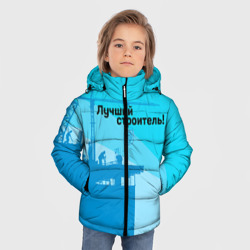 Зимняя куртка для мальчиков 3D Лучший строитель 2 - фото 2