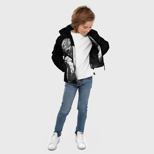 Зимняя куртка для мальчиков 3D Конор Макгрегор 10, цвет черный - фото 5