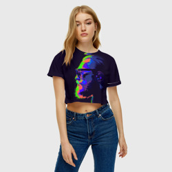 Женская футболка Crop-top 3D Конор Макгрегор 20 - фото 2