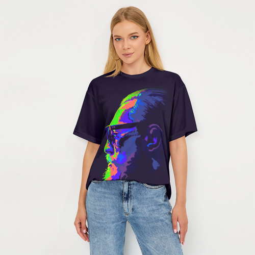 Женская футболка oversize 3D Конор Макгрегор 20, цвет 3D печать - фото 5