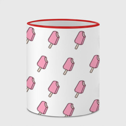 Кружка с полной запечаткой Мороженое розовое - фото 2