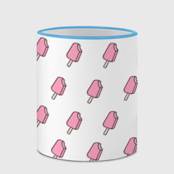 Кружка с полной запечаткой Мороженое розовое - фото 2