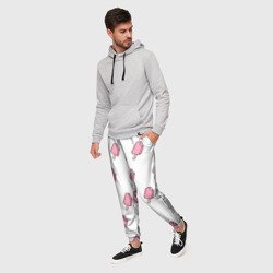 Мужские брюки 3D Мороженое розовое - фото 2