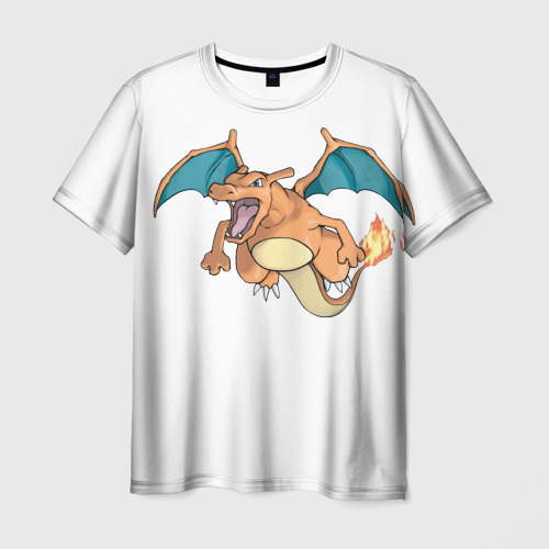 Мужская футболка 3D Charizard