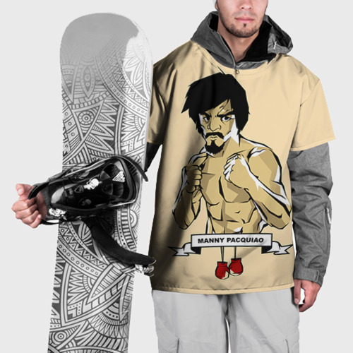 Накидка на куртку 3D Manny Pacquiao, цвет 3D печать