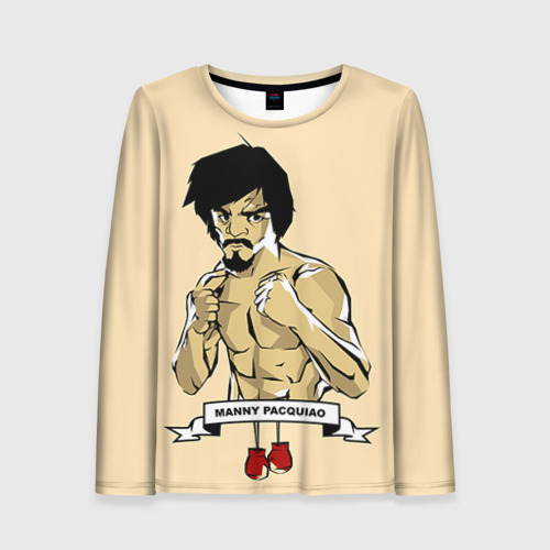 Женский лонгслив 3D Manny Pacquiao