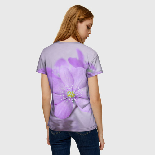 Женская футболка 3D Цветочек - фото 4