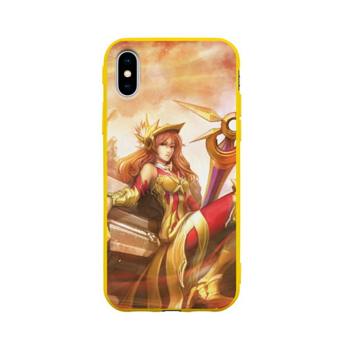 Чехол для Apple iPhone X силиконовый матовый Леона Фото 01 Чехол для Apple iPhone X силиконовый матовый Леона Фото 01