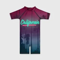 Детский купальный костюм 3D California