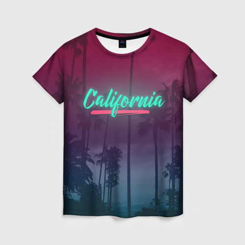 Женская футболка 3D California