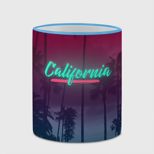 Кружка с полной запечаткой California, цвет Кант небесно-голубой - фото 4