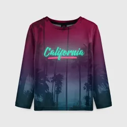 Детский лонгслив 3D California