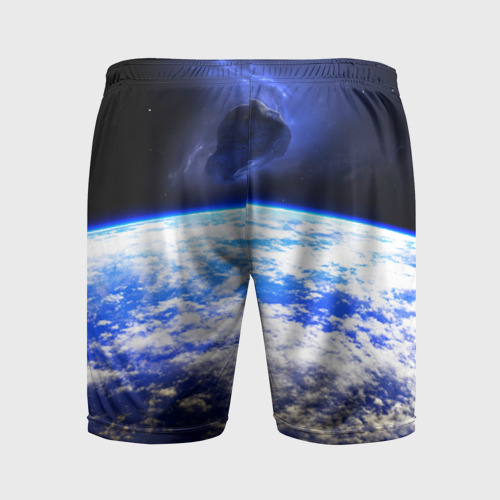 Мужские шорты спортивные Метеорит, цвет 3D печать - фото 2