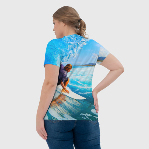 Женская футболка 3D Лето, цвет 3D печать - фото 7