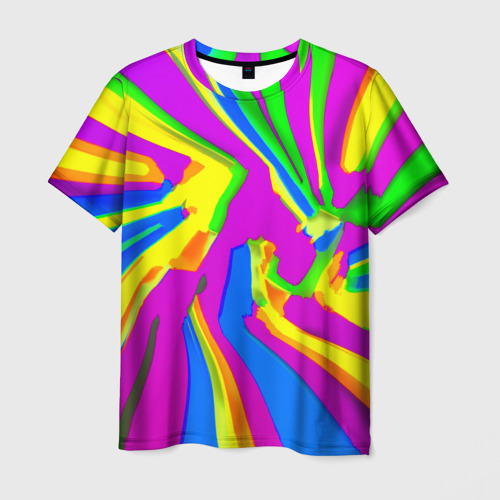 Мужская футболка 3D Tie-Dye, цвет 3D печать