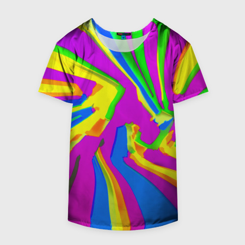 Накидка на куртку 3D Tie-Dye, цвет 3D печать - фото 4