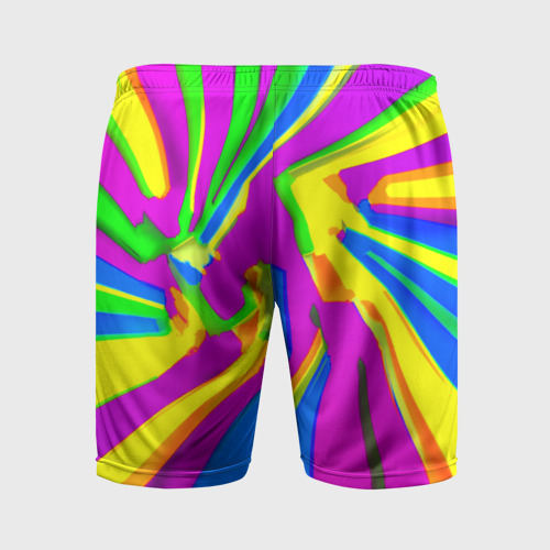 Мужские шорты спортивные Tie-Dye, цвет 3D печать - фото 2