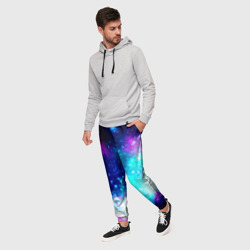Мужские брюки 3D Космические краски - фото 2