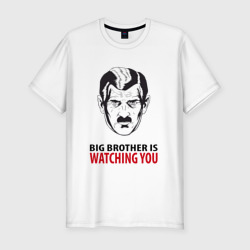 Приталенная футболка Big Brother is watching you (Мужская)