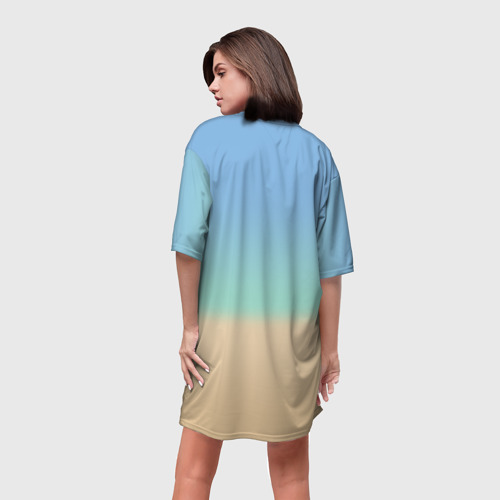 Платье-футболка 3D Летний Пикачу, цвет 3D печать - фото 4