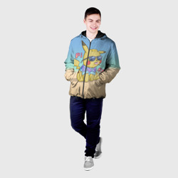 Мужская куртка 3D Летний Пикачу - фото 2