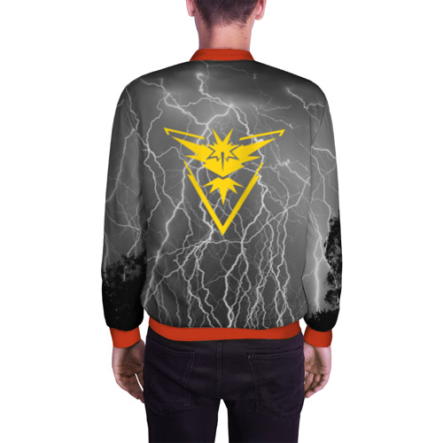 Мужской бомбер 3D Team Instinct Simple Gray, цвет красный - фото 4