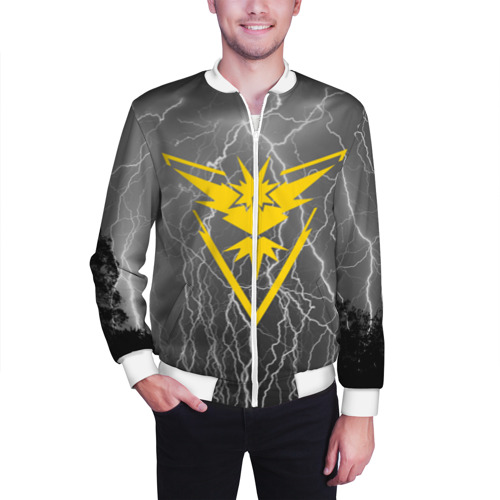 Мужской бомбер 3D Team Instinct Simple Gray - фото 3