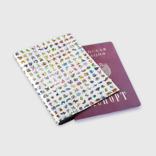 Обложка для паспорта матовая кожа Wall - фото 3
