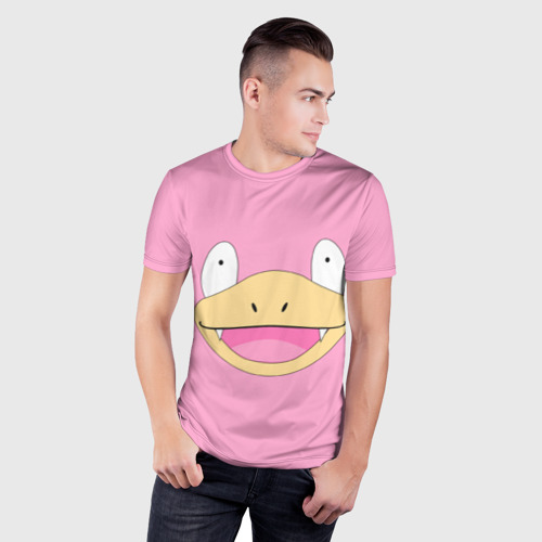 Мужская футболка 3D Slim Slowpoke, цвет 3D печать - фото 3