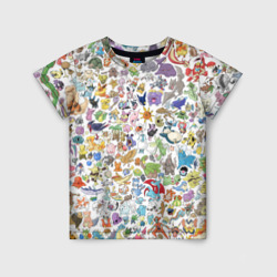 Детская футболка 3D Pokemon