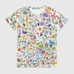 Женская футболка 3D Pokemon