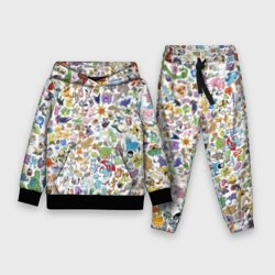 Детский костюм с толстовкой 3D Pokemon