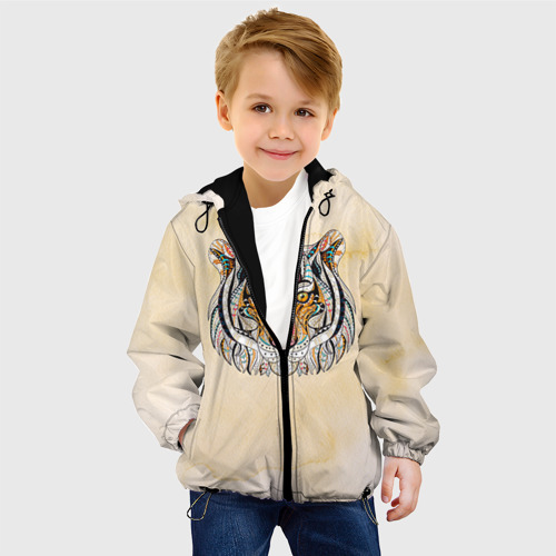 Детская куртка 3D Тигр 2, цвет черный - фото 3