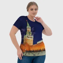 Женская футболка 3D Кремль - фото 6