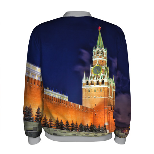 Мужской бомбер 3D Кремль, цвет меланж - фото 2