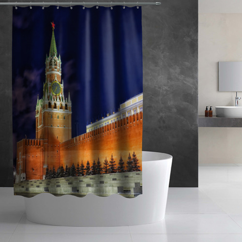 Штора 3D для ванной Кремль - фото 2