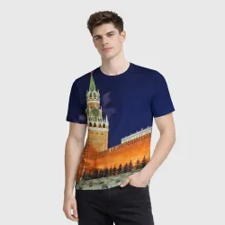 Мужская футболка 3D Кремль - фото 2