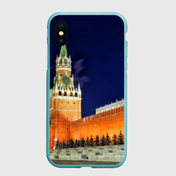 Чехол для iPhone XS Max матовый Кремль