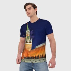 Мужская футболка 3D Кремль - фото 2