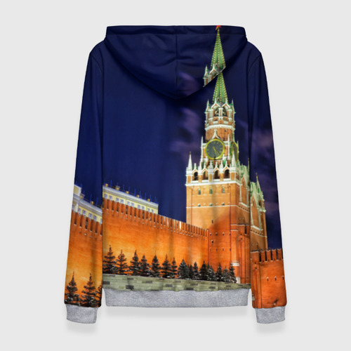 Женский костюм с толстовкой 3D Кремль, цвет меланж - фото 2