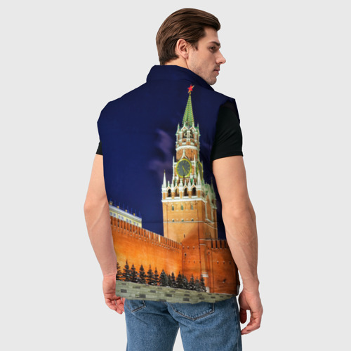 Мужской жилет утепленный 3D Кремль, цвет черный - фото 4