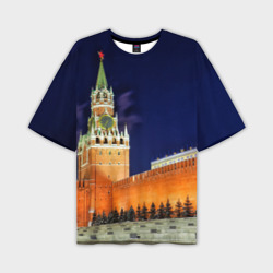 Мужская футболка oversize 3D Кремль