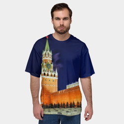 Мужская футболка oversize 3D Кремль - фото 2
