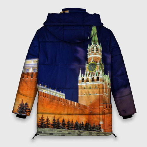 Женская зимняя куртка Oversize Кремль, цвет красный - фото 2