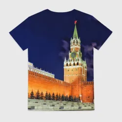 Женская футболка 3D Кремль - фото 2
